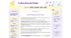 Desktop Screenshot of lebonsensdesetoiles.com